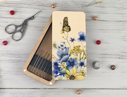 Wooden Needle Holder