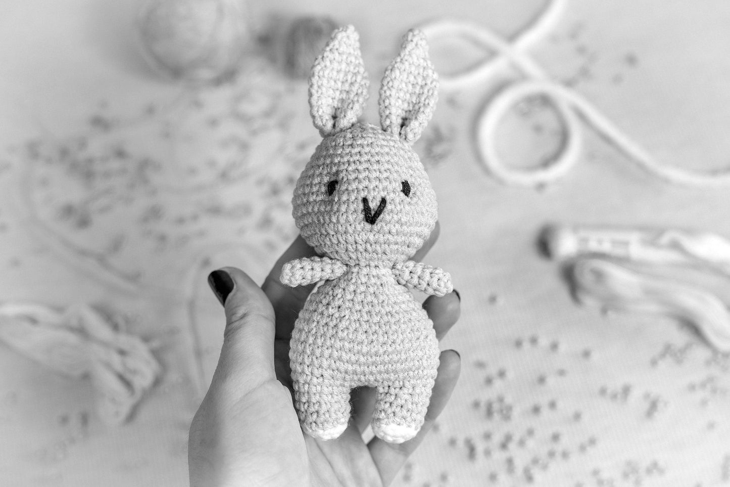 Crochet Bunny - Amigurumi Toys Readymade