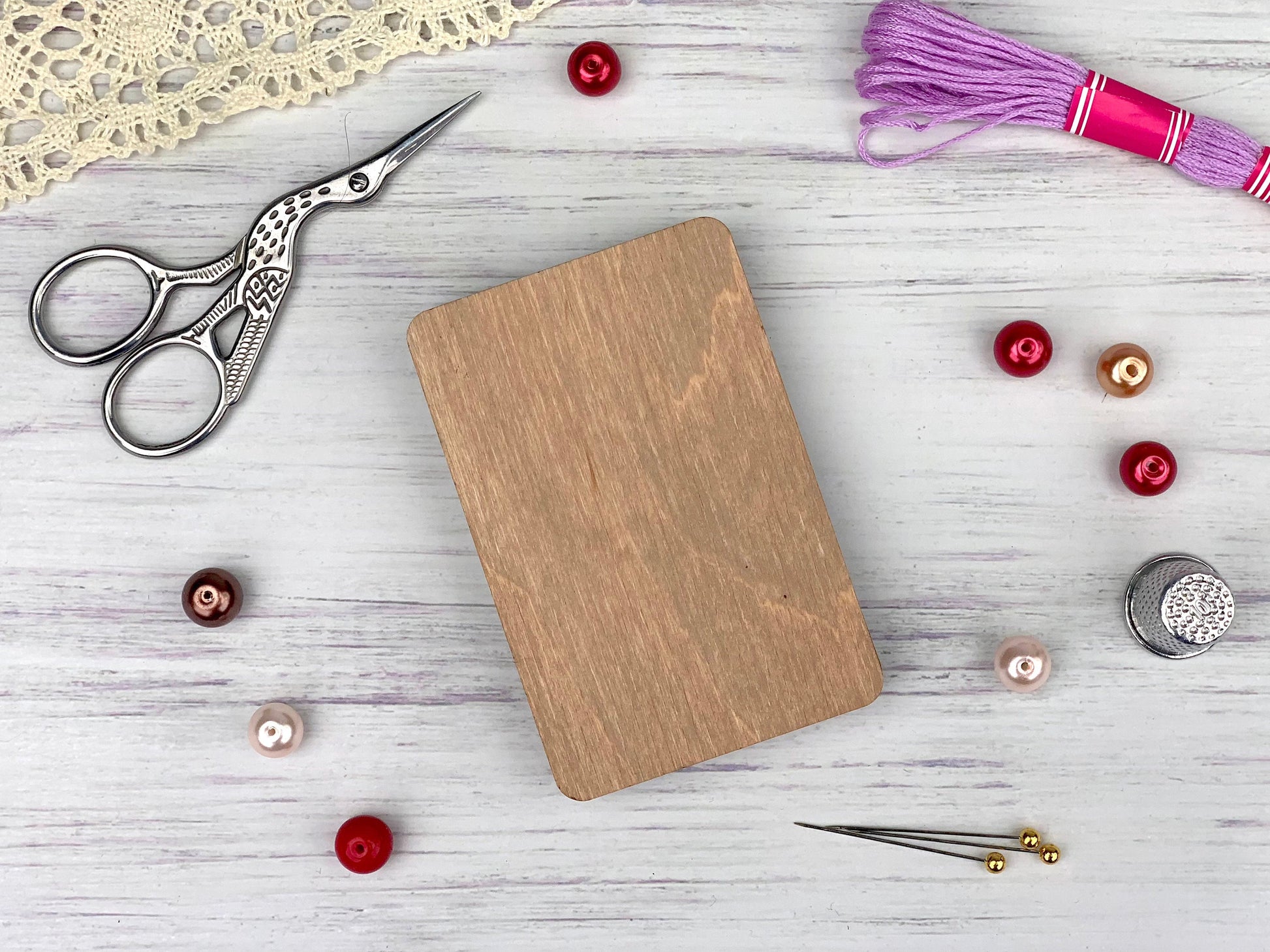 a wooden cutting board sitting on top of a table