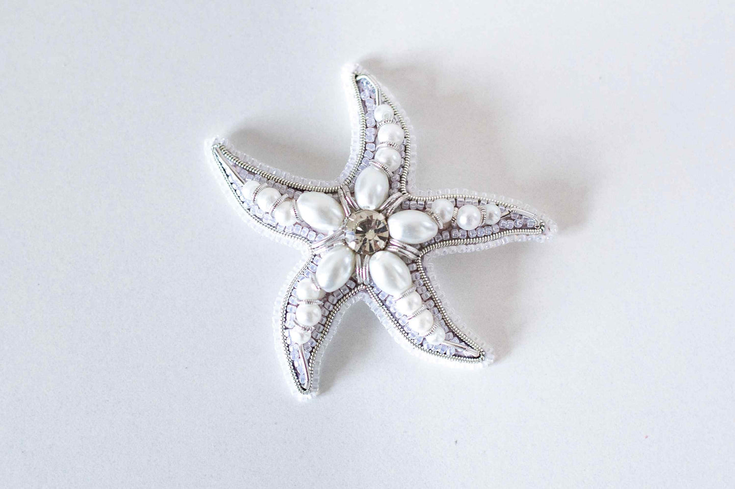 Starfish - Readymade Beaded Brooch