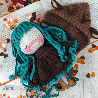 Crochet Deer Doll - Amigurumi PDF Pattern