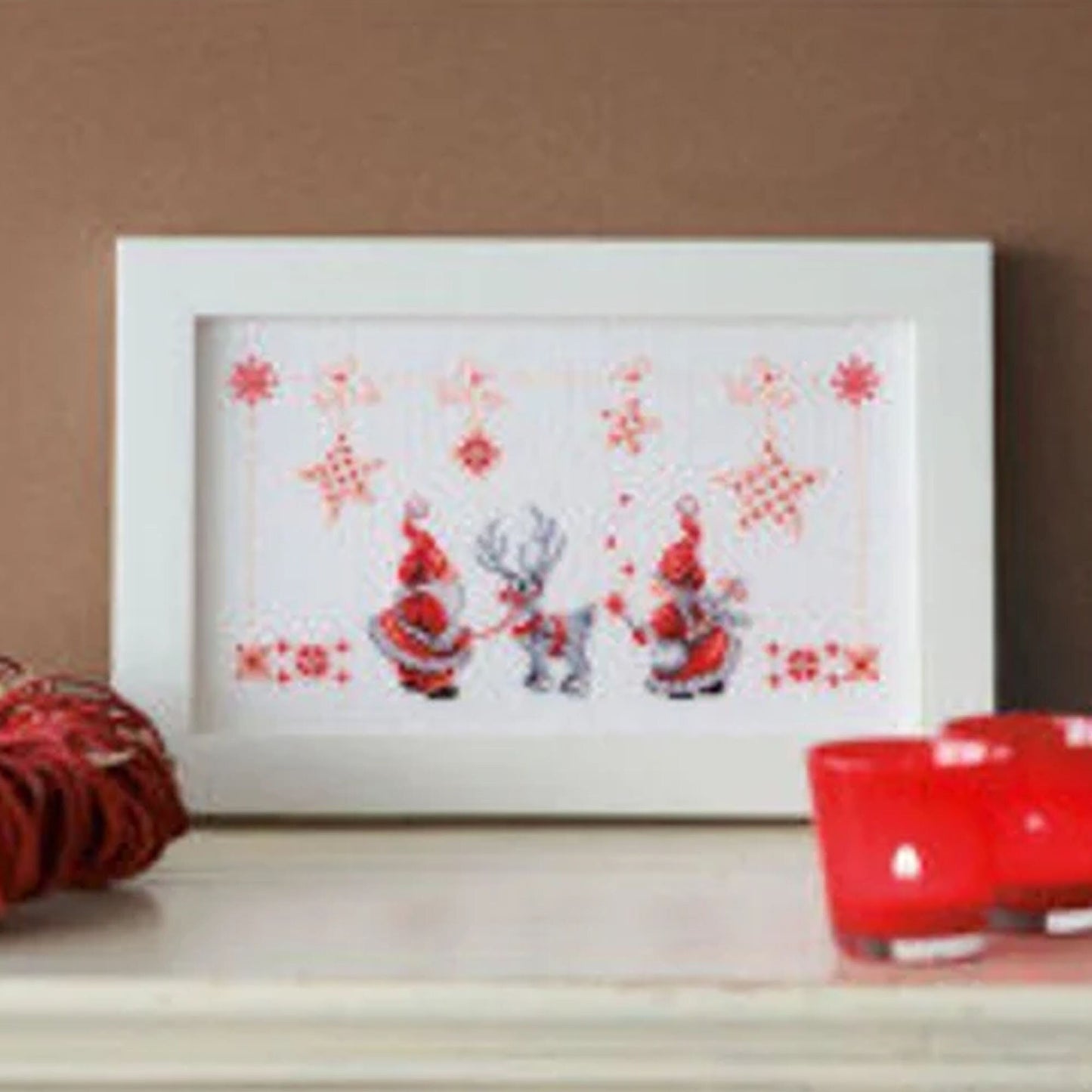 Christmas Gnomes Cross stitch Embroidery DIY Kits