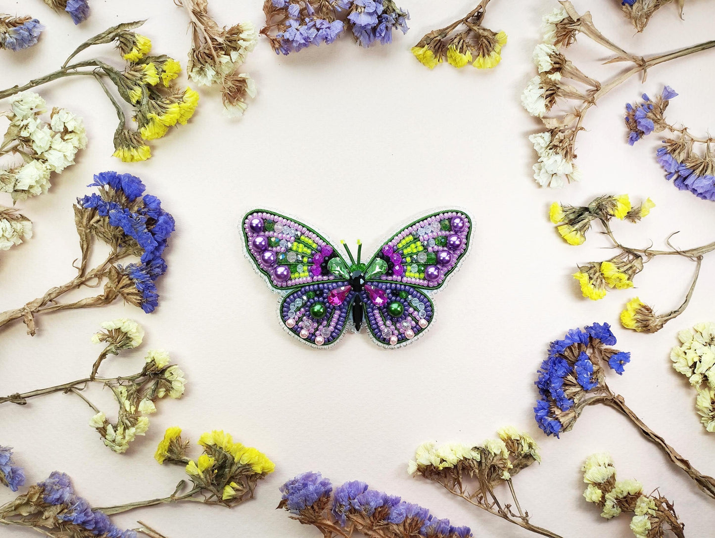 a picture of a butterfly made out of flowers