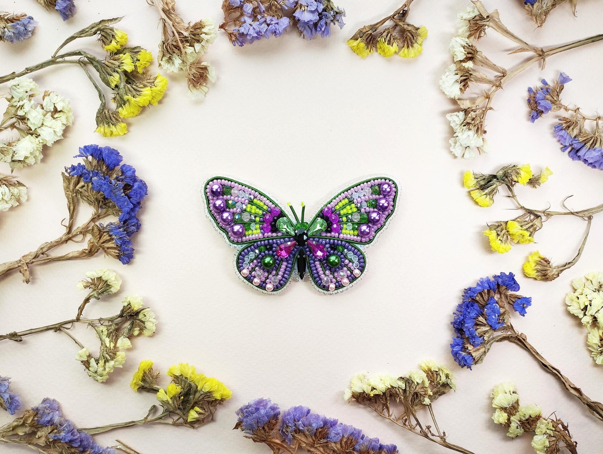 a picture of a butterfly made out of flowers