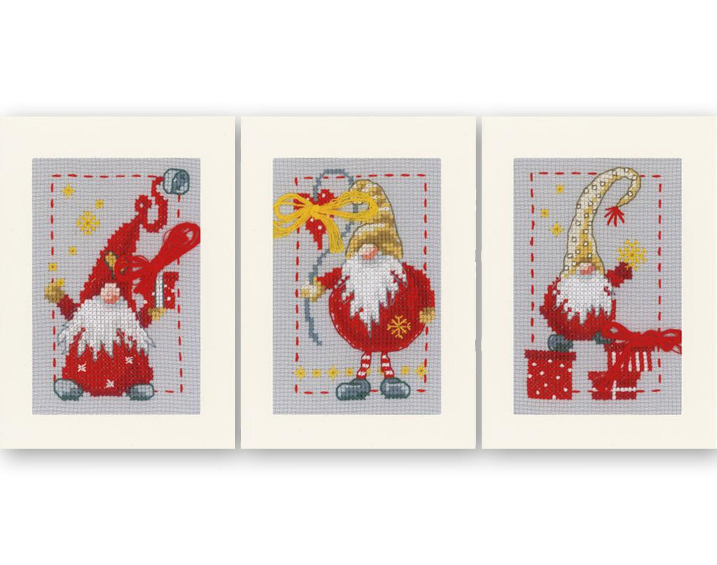 Christmas Postcards Cross stitch Embroidery DIY Kits