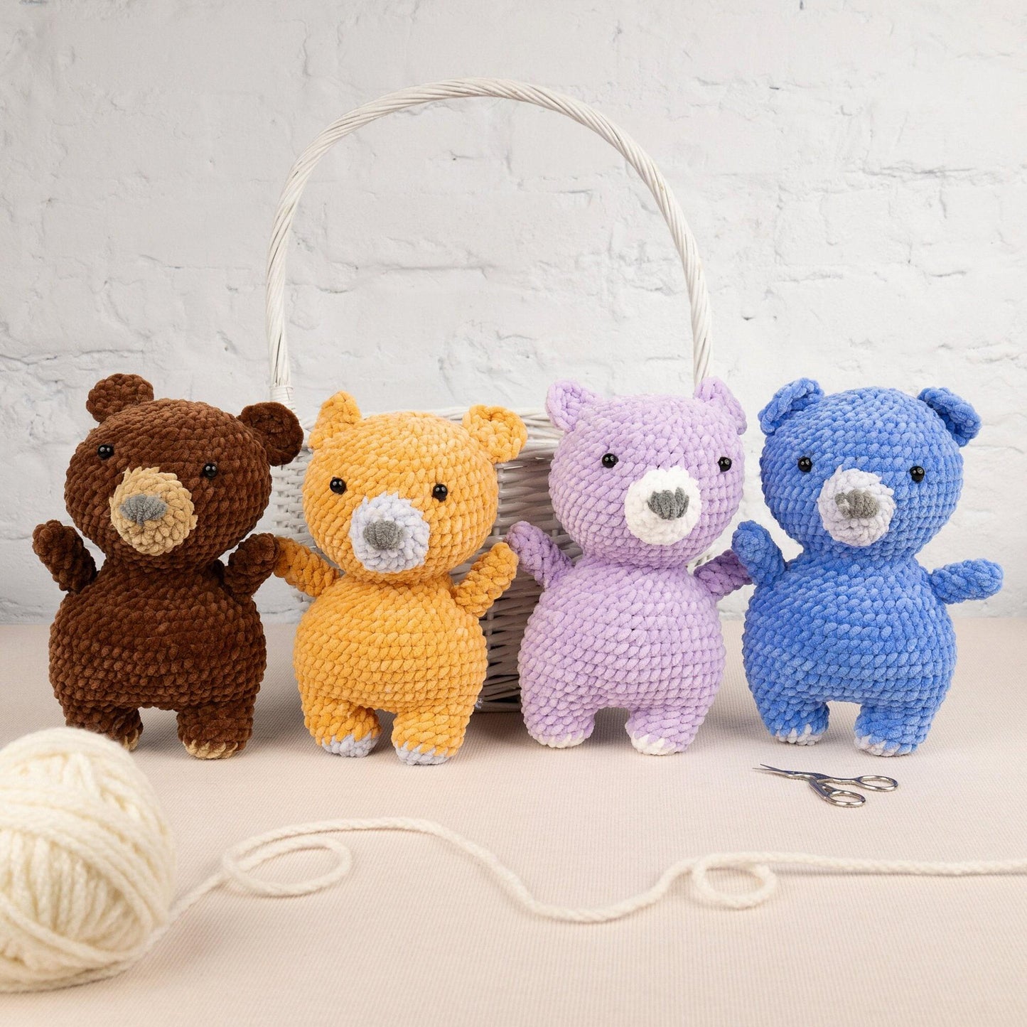Plush Bear - Crochet Amigurumi DIY kit