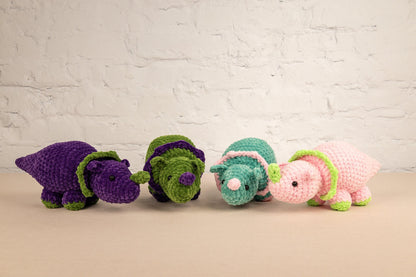 Crochet Dinosaur Plushie - Amigurumi Toys Readymade