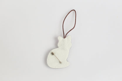 Black Cat - Readymade Beaded Brooch