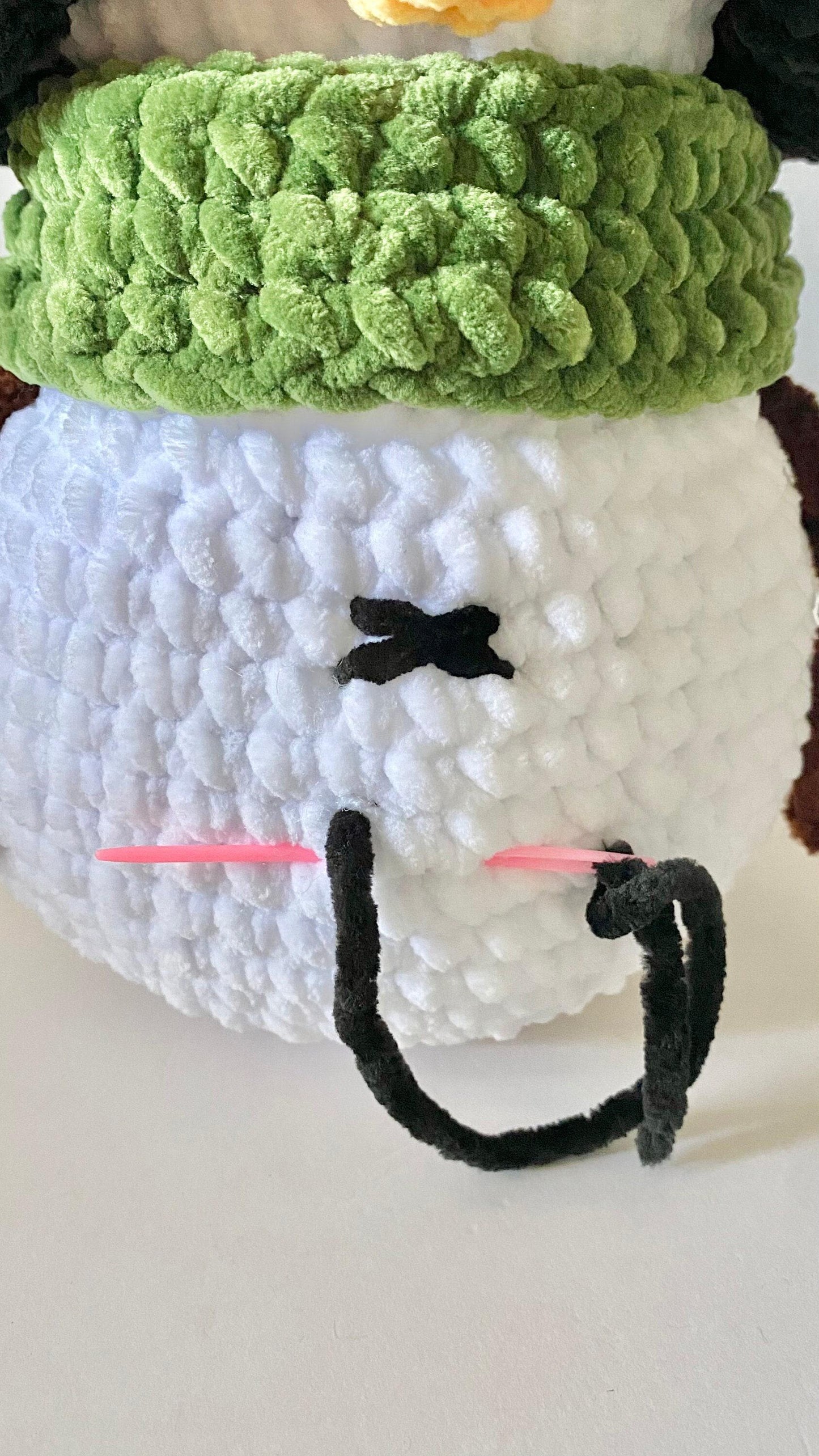 Plush Snowman - Crochet Amigurumi DIY kit