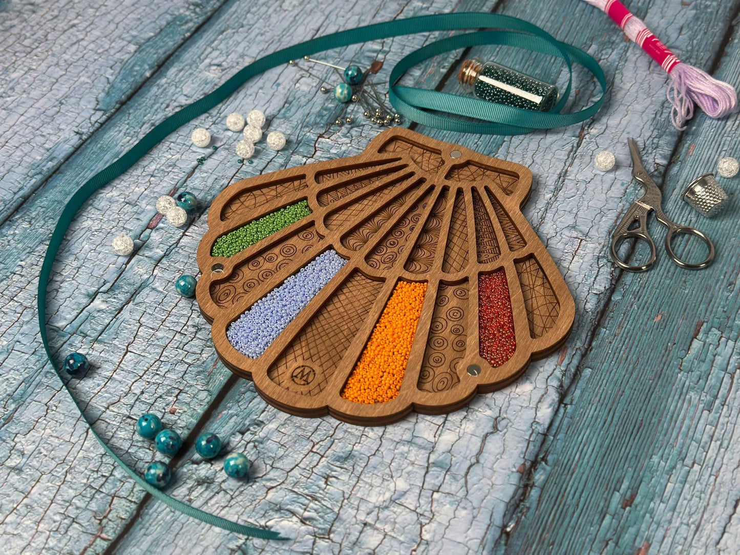 Seed Bead Organizer with 20 Cells