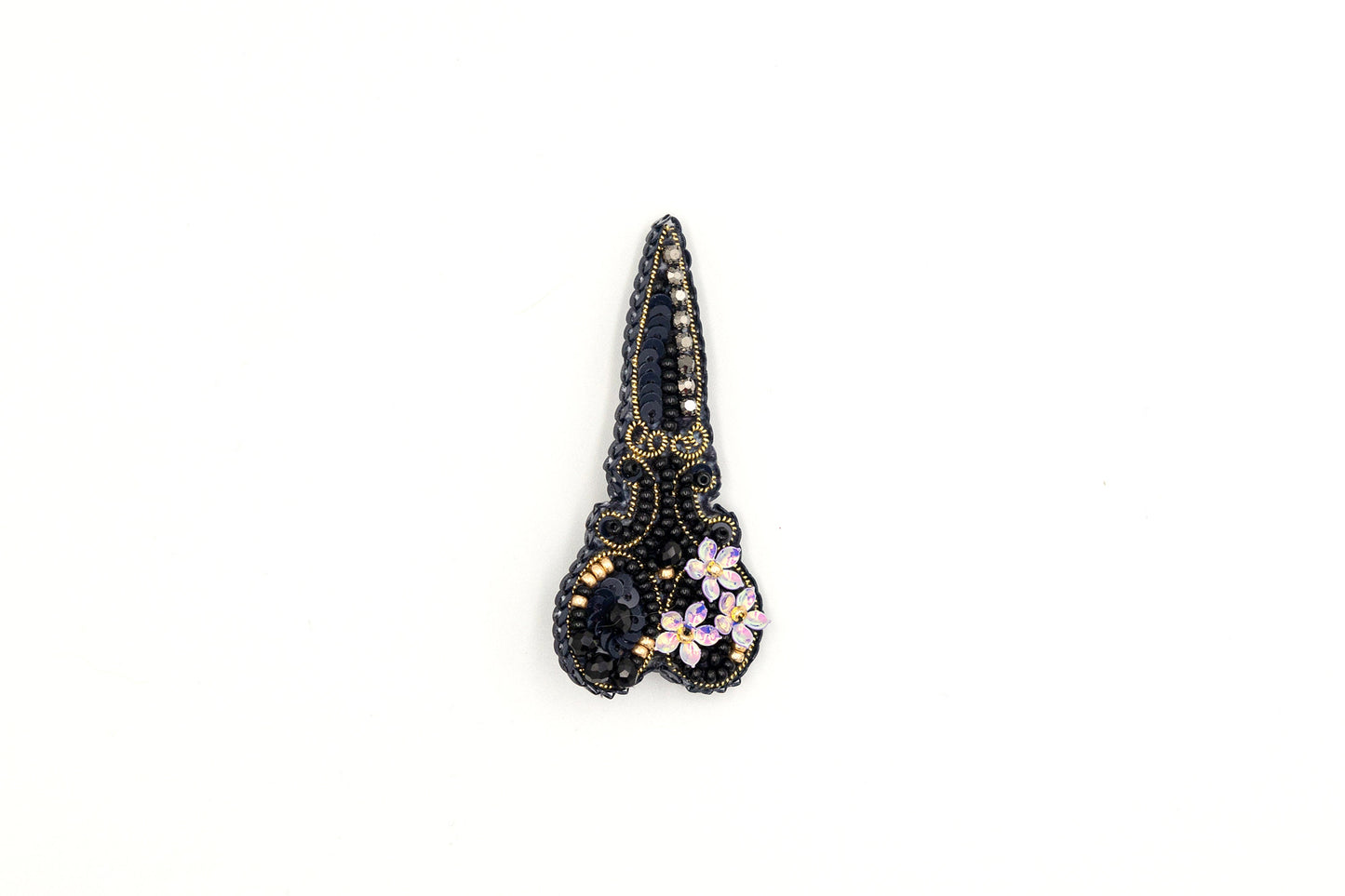 Scissors - Readymade Beaded Brooch