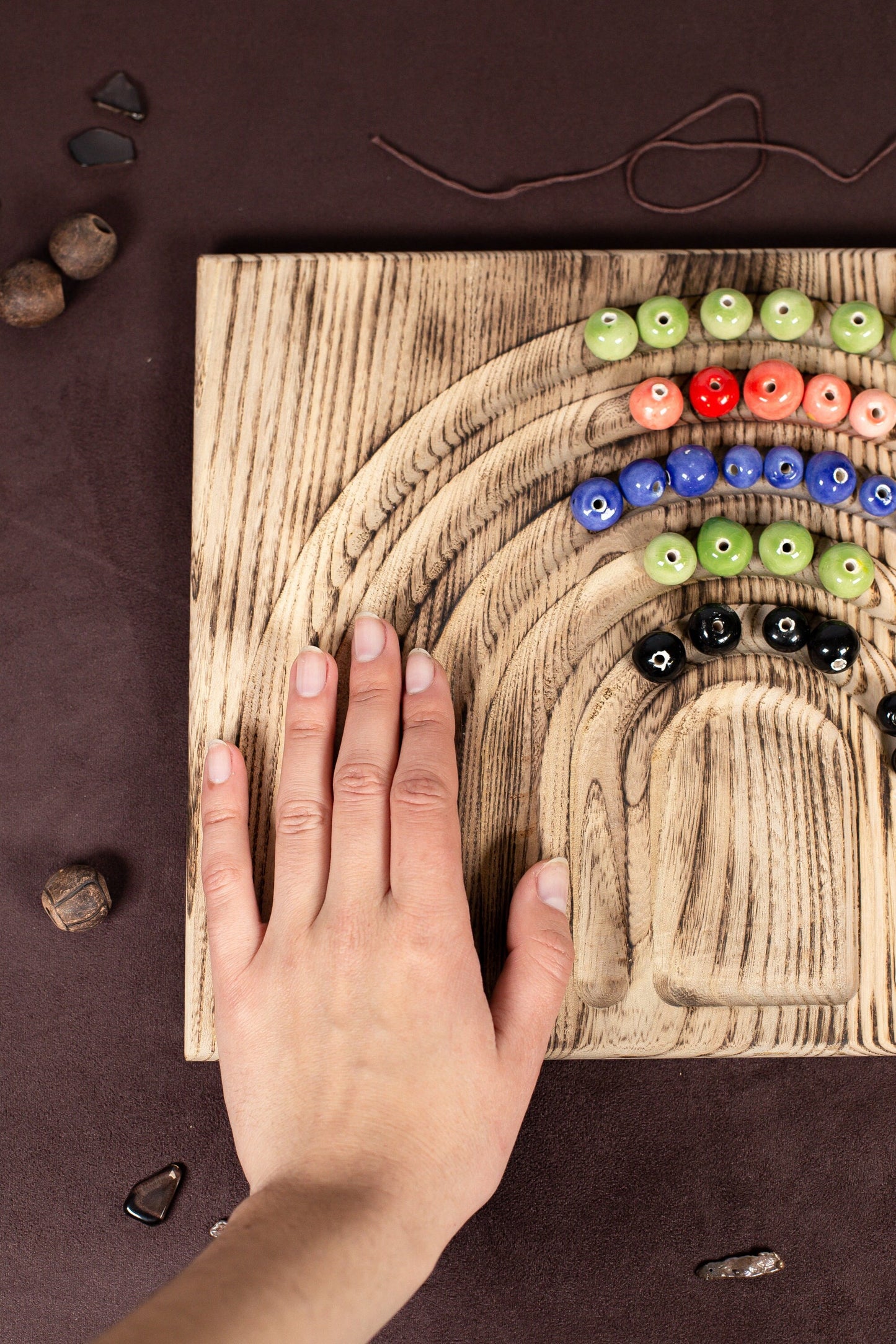 Wooden Beading Board