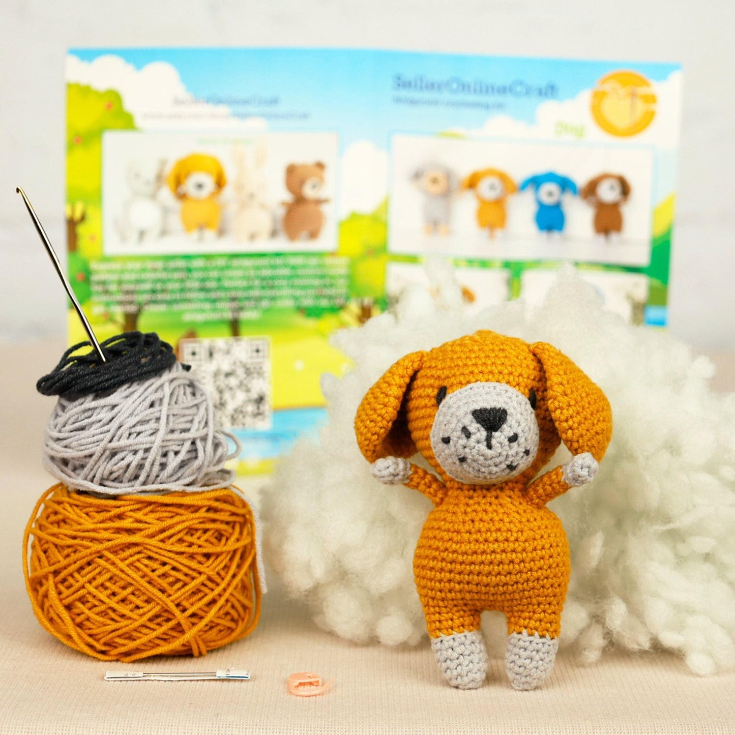 Dog - Crochet Amigurumi DIY kit