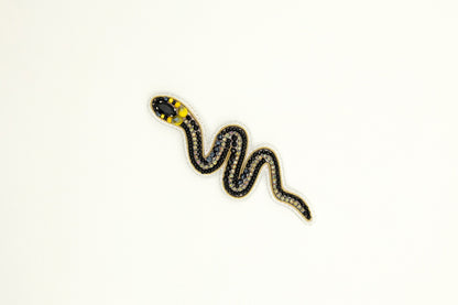 Snake - Readymade Beaded Brooch