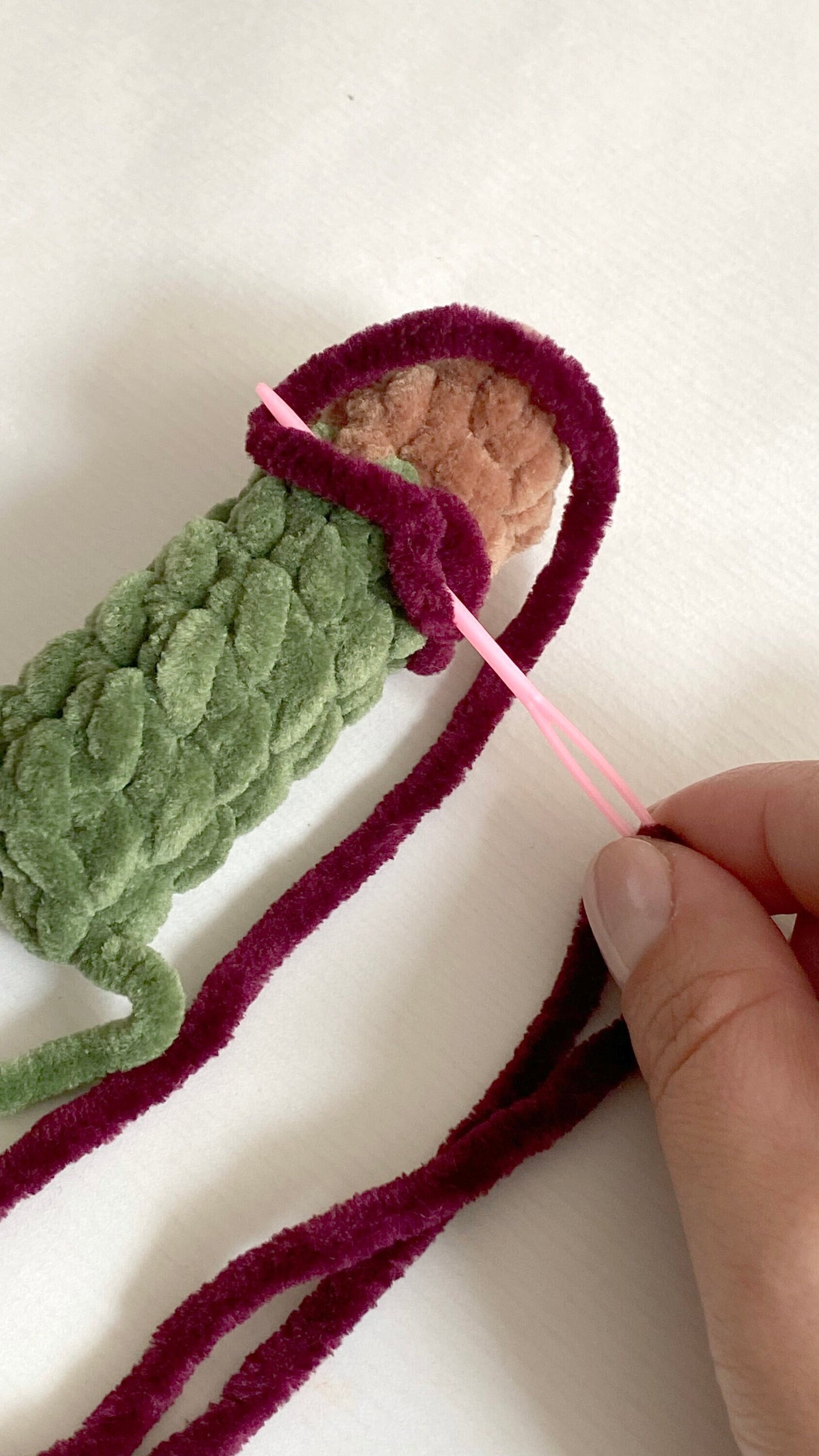 Plush Christmas Gnome - Crochet Amigurumi DIY kit