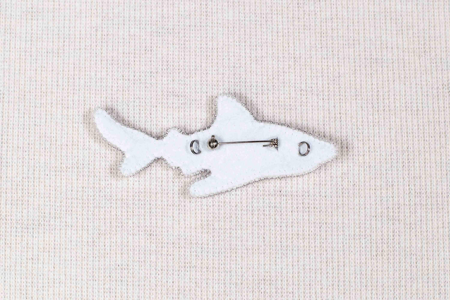 Shark Fish - Readymade Beaded Brooch