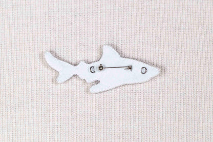 Shark Fish - Readymade Beaded Brooch