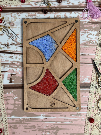 a picture of a piece of wood with a design on it