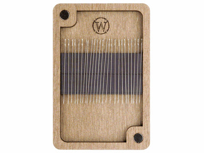 a piece of wood with a black and white stripe on it