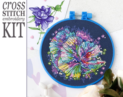 Flower Art Cross stitch Embroidery DIY Kits