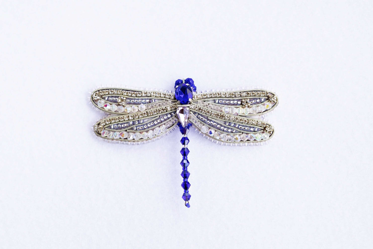 Dragonfly - Readymade Beaded Brooch