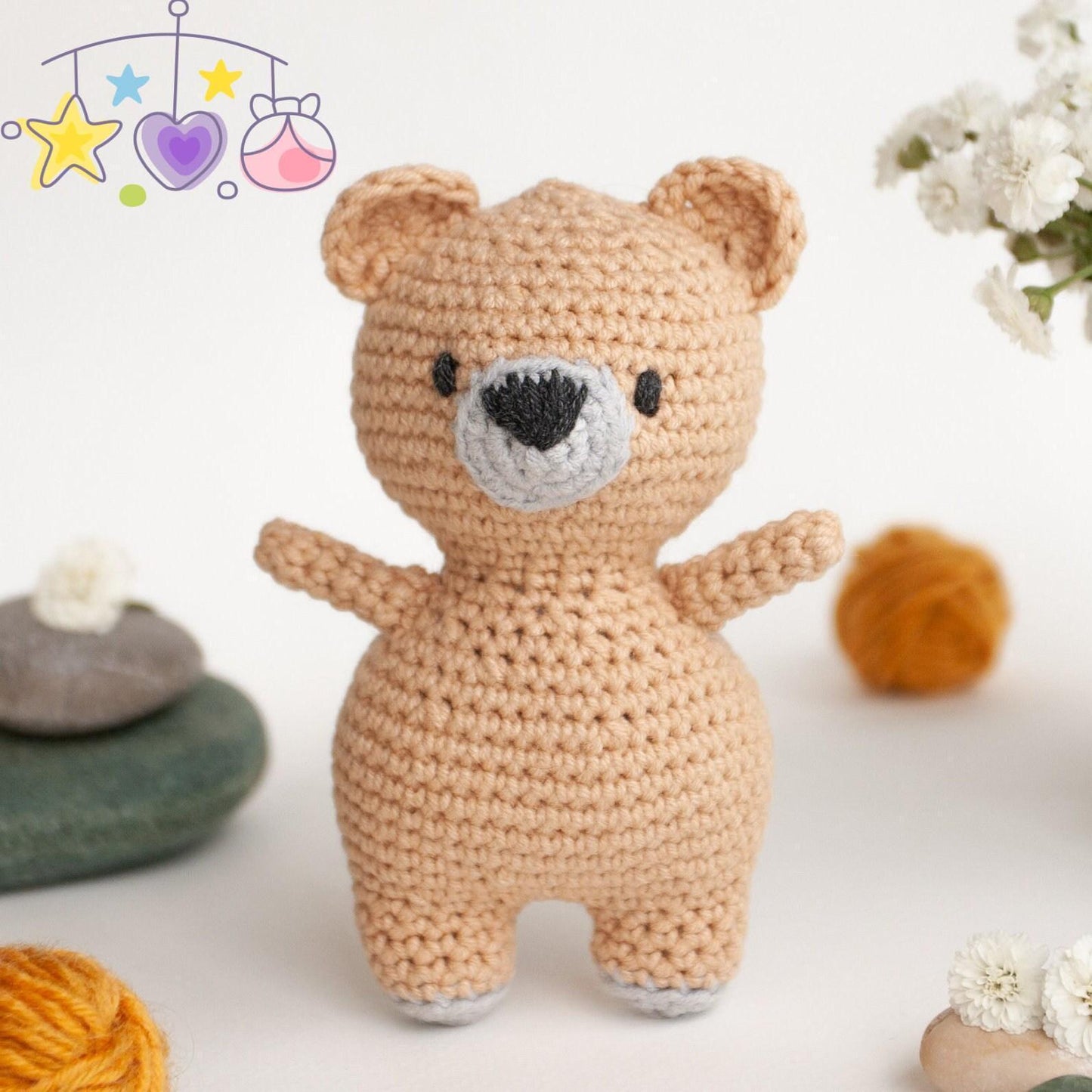 Crochet Bear - Amigurumi Toys Readymade