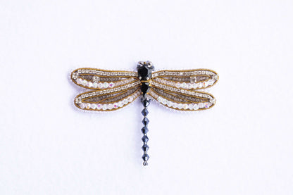 Dragonfly - Readymade Beaded Brooch