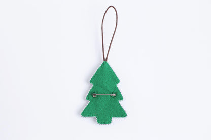 Christmas Tree - Readymade Beaded Brooch