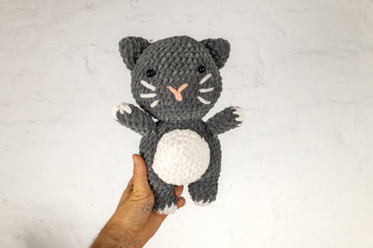 Crochet Cat Plushie - Amigurumi Toys Readymade