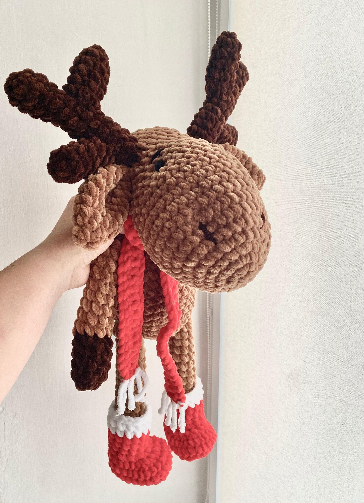 Plush Chrismas Reindeer - Crochet Amigurumi DIY kit
