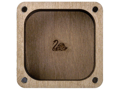 Wooden Pin Cushion Box - DIY Sewing Box Kit with Embroidery Storage Lid