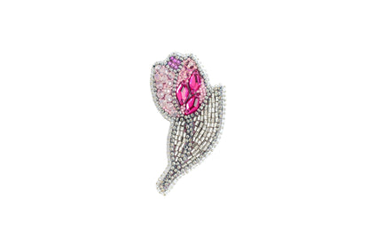 Tulip - Readymade Beaded Brooch