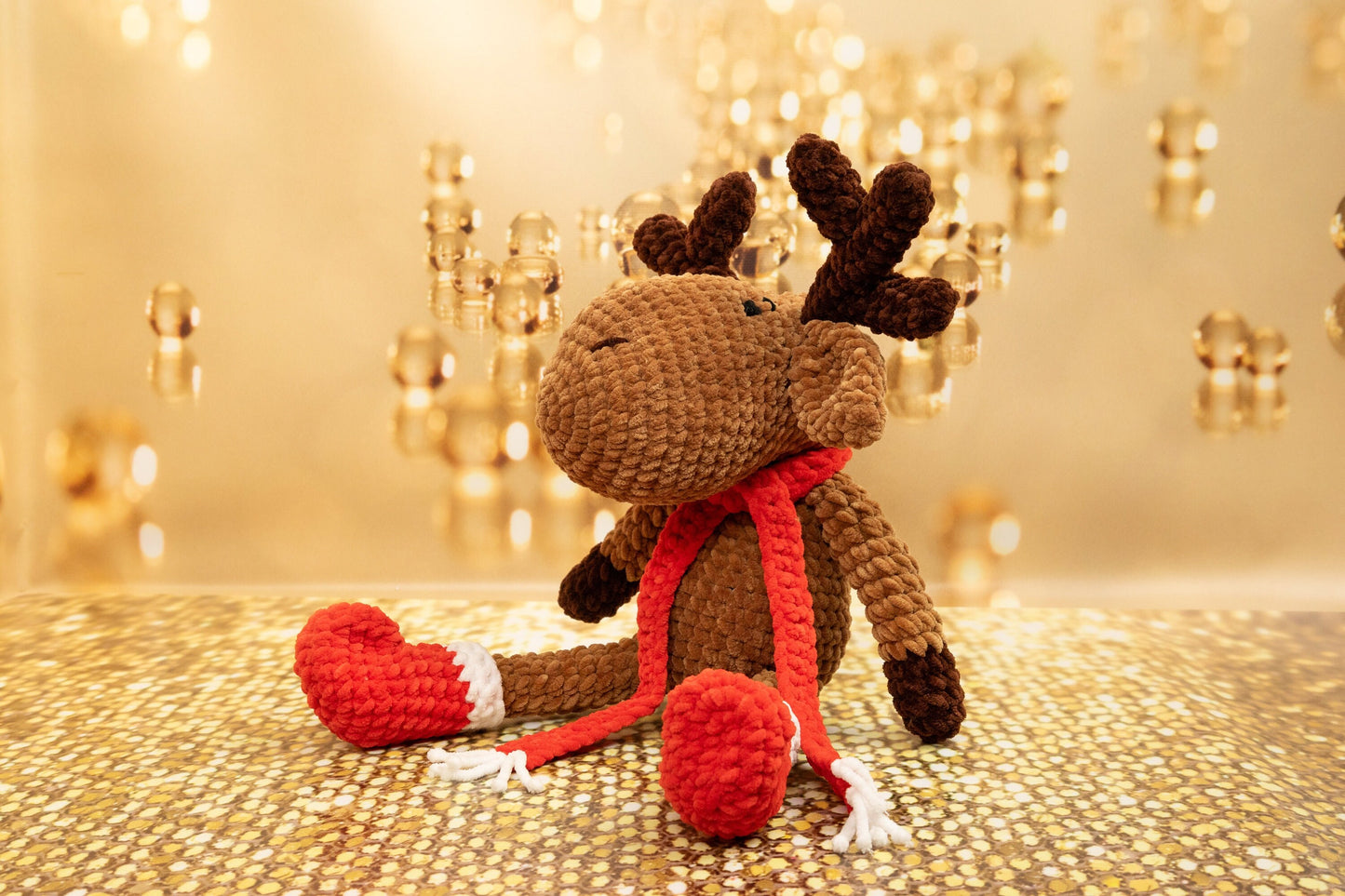 Crochet Christmas Reindeer - Amigurumi PDF Pattern