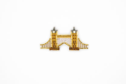 a picture of a tower bridge on a white background