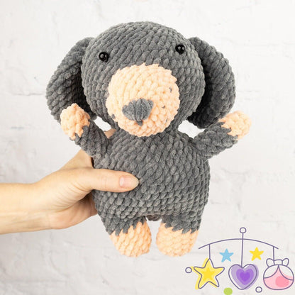 Crochet Dog Plushie - Amigurumi Toys Readymade