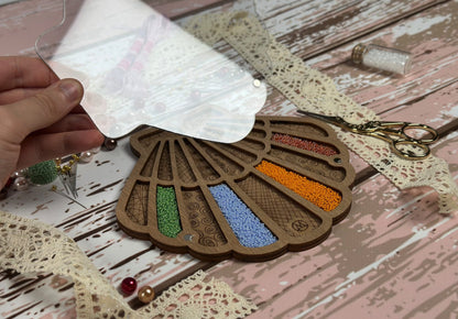 Seed Bead Organizer with 20 Cells