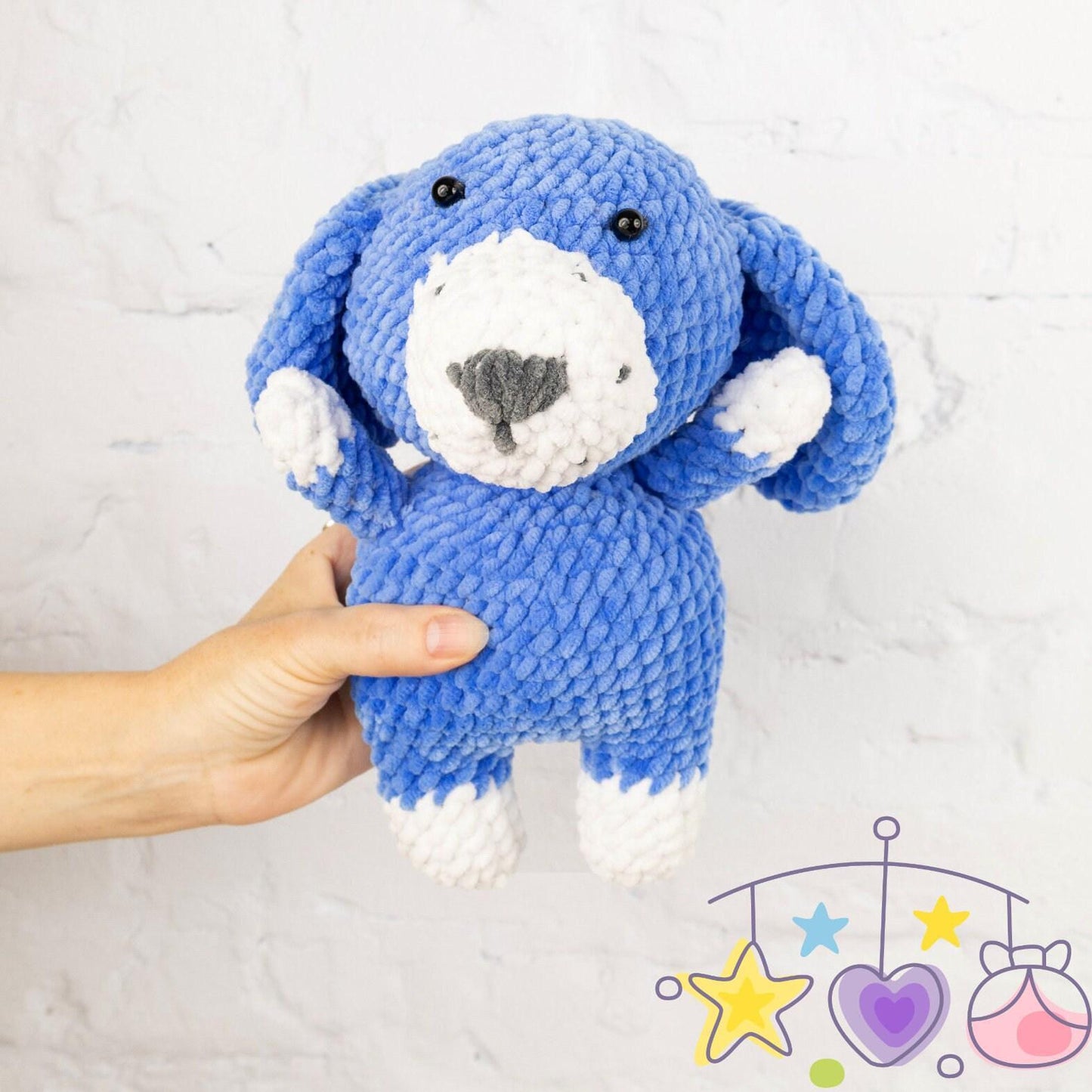 Crochet Dog Plushie - Amigurumi Toys Readymade