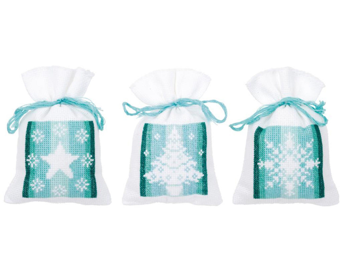 Christmas Sachet Bag Cross stitch Embroidery DIY Kits