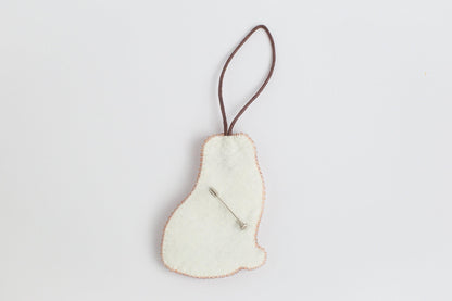 Scottish Fold Cat - Readymade Beaded Brooch