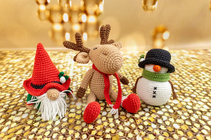 Christmas Toys- Crochet Amigurumi DIY kit