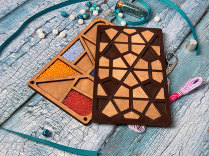 a close up of a tray of food on a table