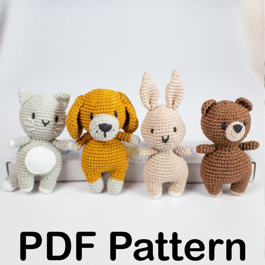 Crochet Animal Toys - Amigurumi PDF Patterns