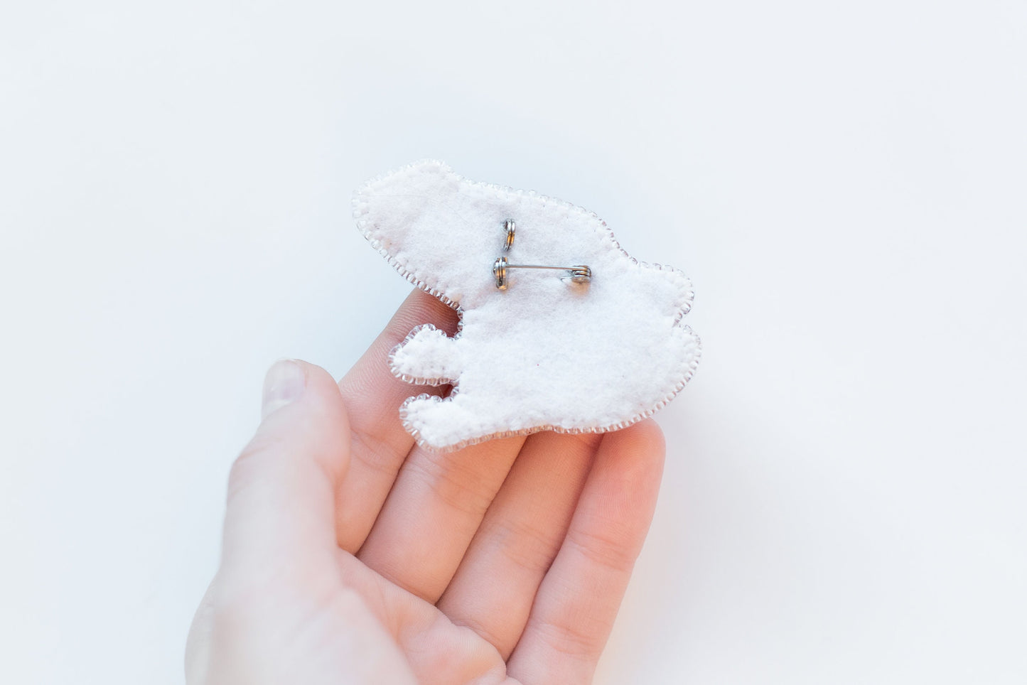 Blue Frog - Readymade Beaded Brooch