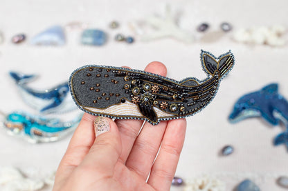 Set of 5 Sea Creature Brooch Beading DIY Kits