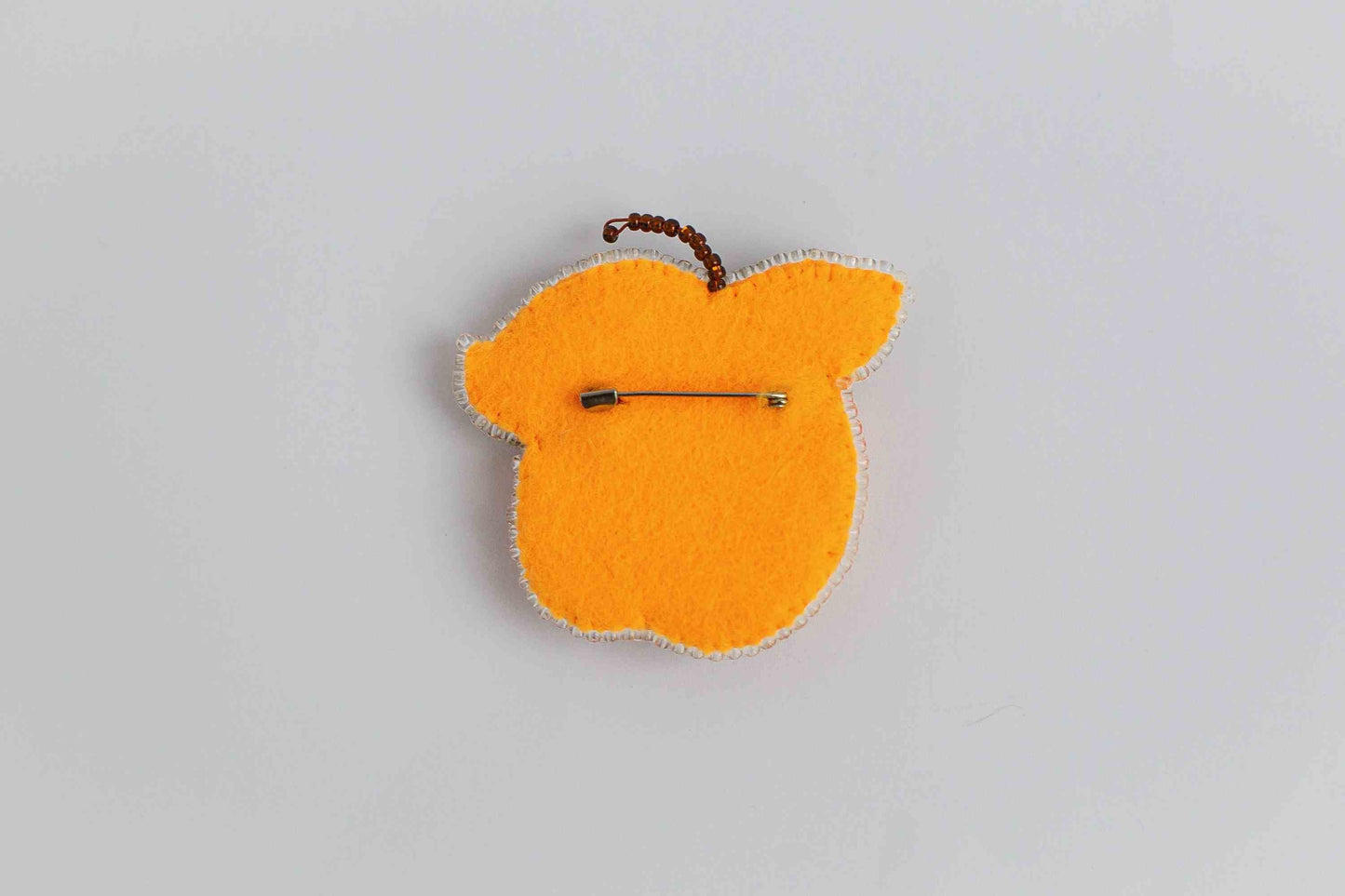 Apricot - Readymade Beaded Brooch