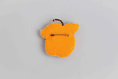 Apricot - Readymade Beaded Brooch