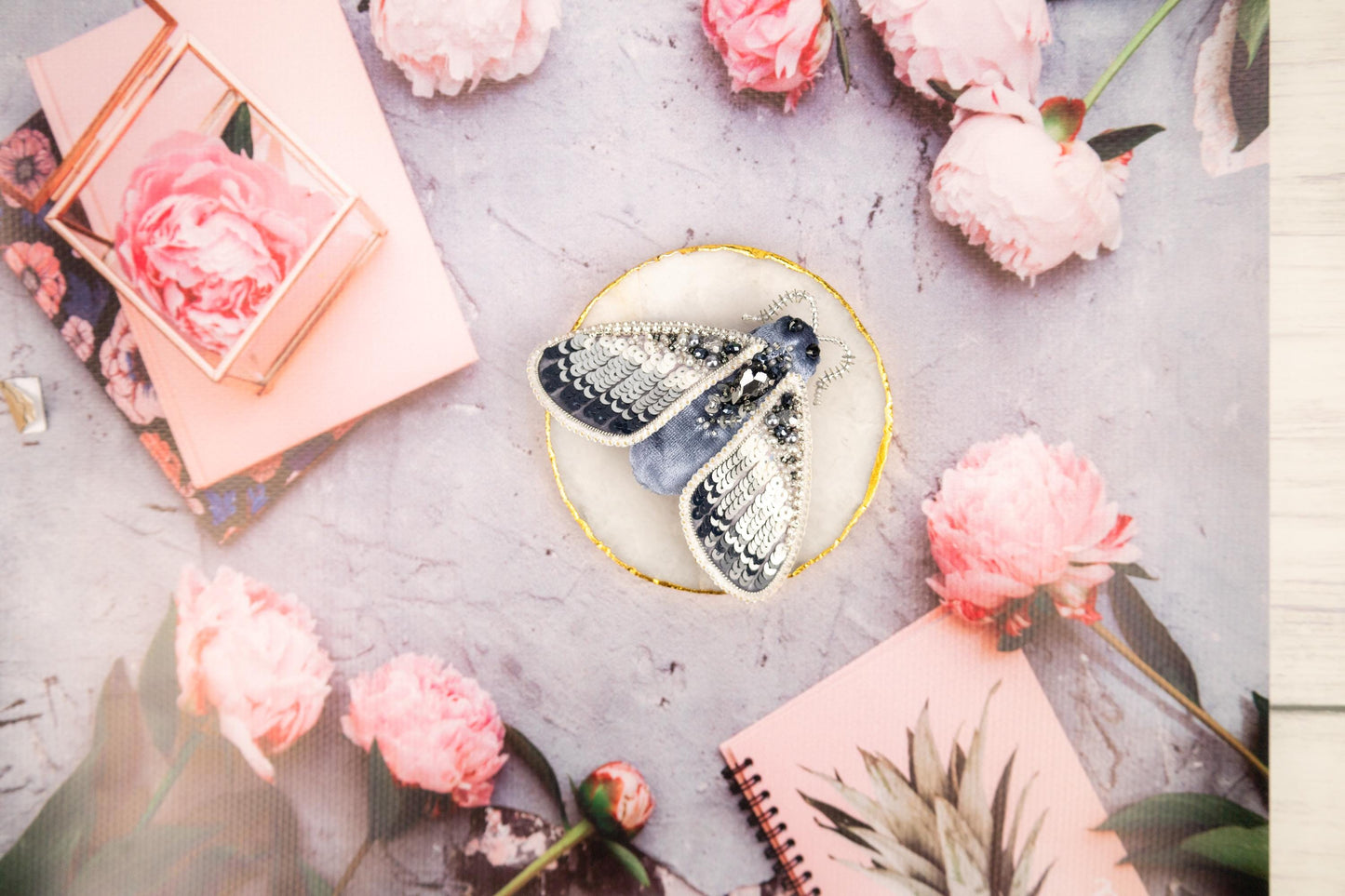 a pair of shoes sitting on top of a plate