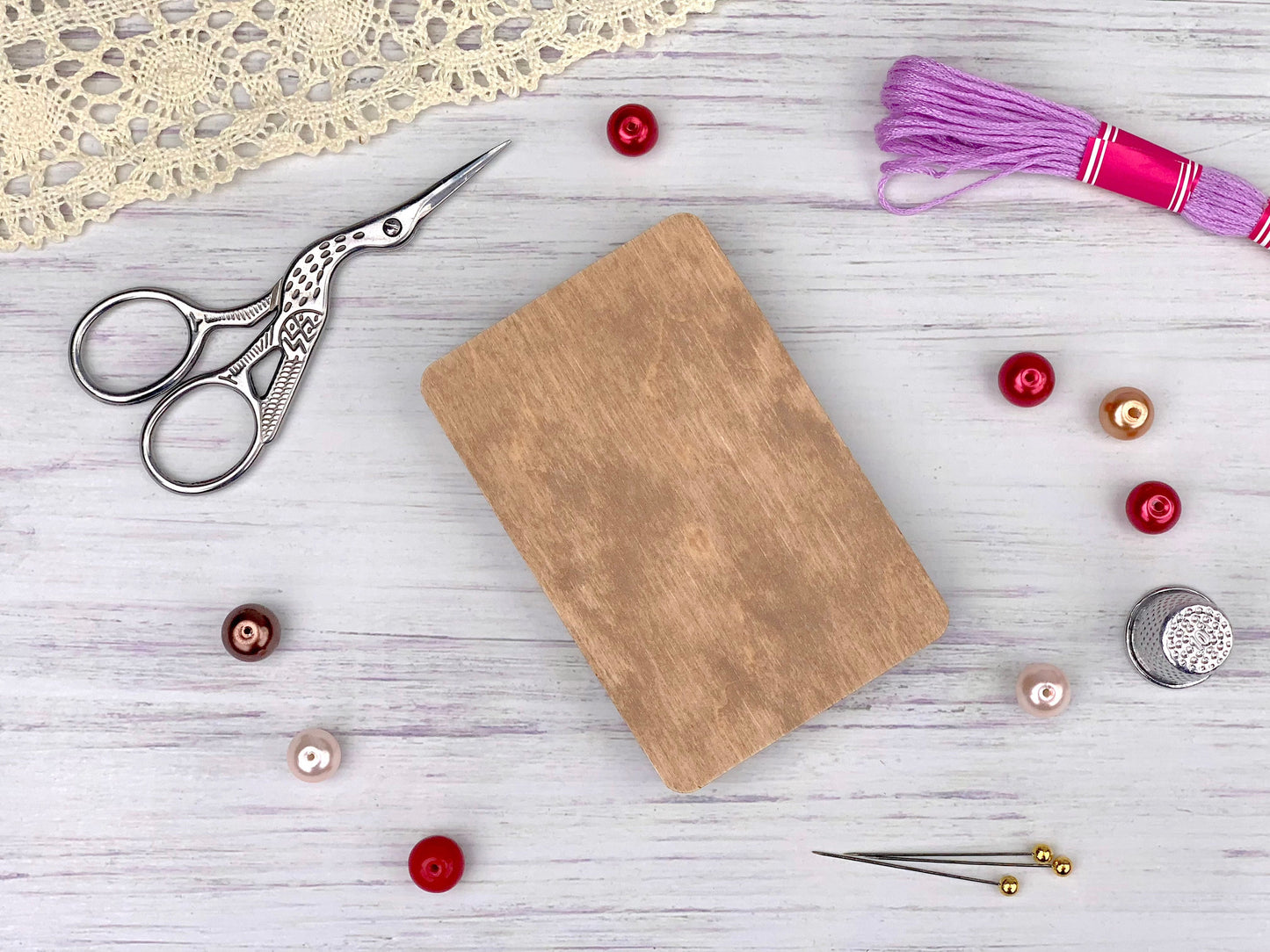 a wooden cutting board sitting on top of a table