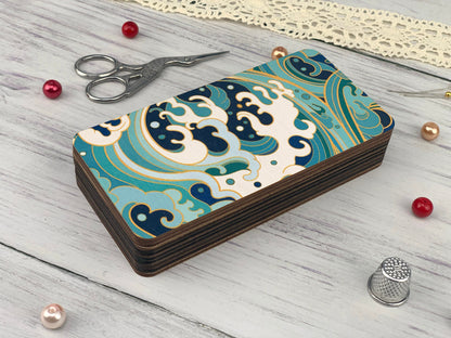 Wooden Needle Holder