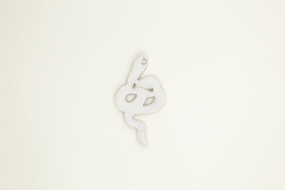 Coral Snake - Readymade Beaded Brooch